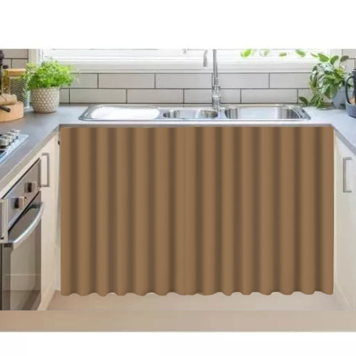 CORTINA PARA PIA DE COZINHA/BALCAO 1,40X0,80