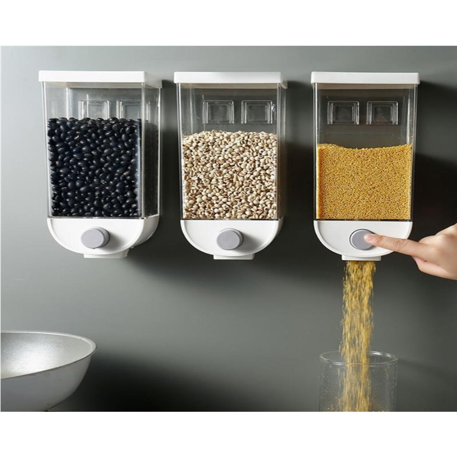 Compre Grande recipiente de armazenamento de alimentos 360 ° barris de  arroz giratórios selados dispensador de cereais tanque de arroz caixa de  grãos recipiente de armazenamento de cozinha