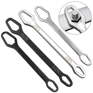 Chave universal chaves catraca de aço cromadas chave de boca jogo de chave Ferramenta de parafuso tipo Plum 8-22MM