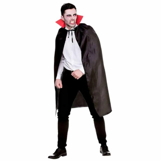 Capa Fantasia Vampiro Zorro Drácula Halloween Adulto Cosplay - Escorrega o  Preço