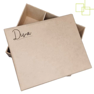 Caixas de MDF Decoradas a Laser Diva Organização e Decoração