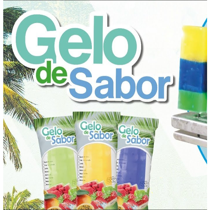 Gelo De Sabor, Pó Profissional P/ Preparo Gelo De Coco 10 Kg
