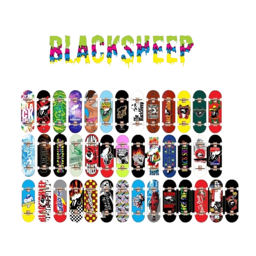 Blacksheep Fingerboard Skate Dedo Profissional Shape Variado