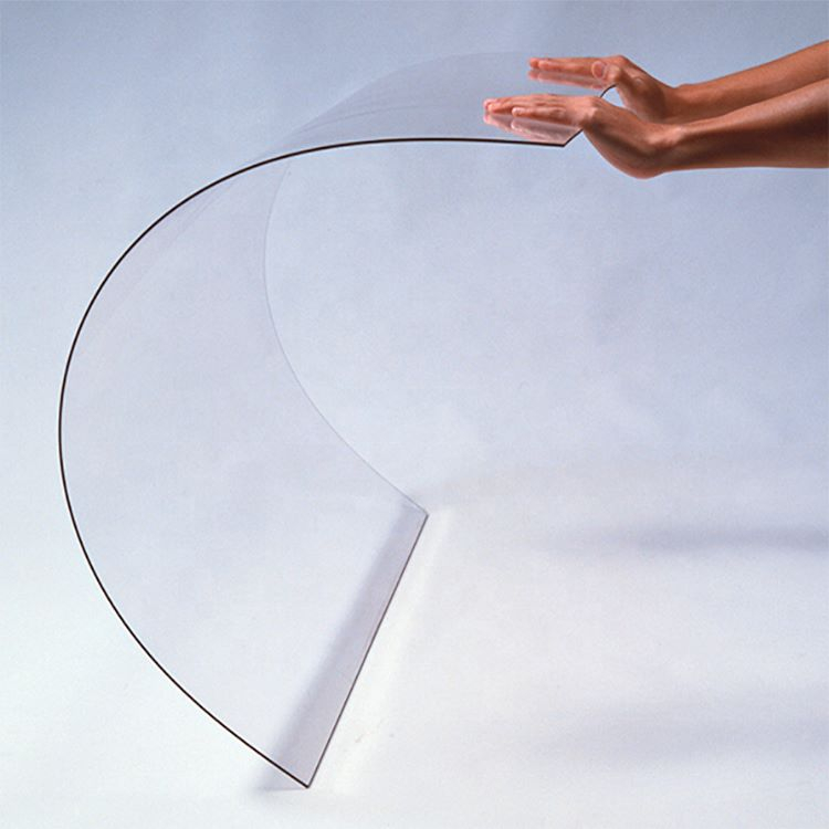 Chapa Policarbonato Compacto Cristal 50 Cm x 50Cm x 3mm