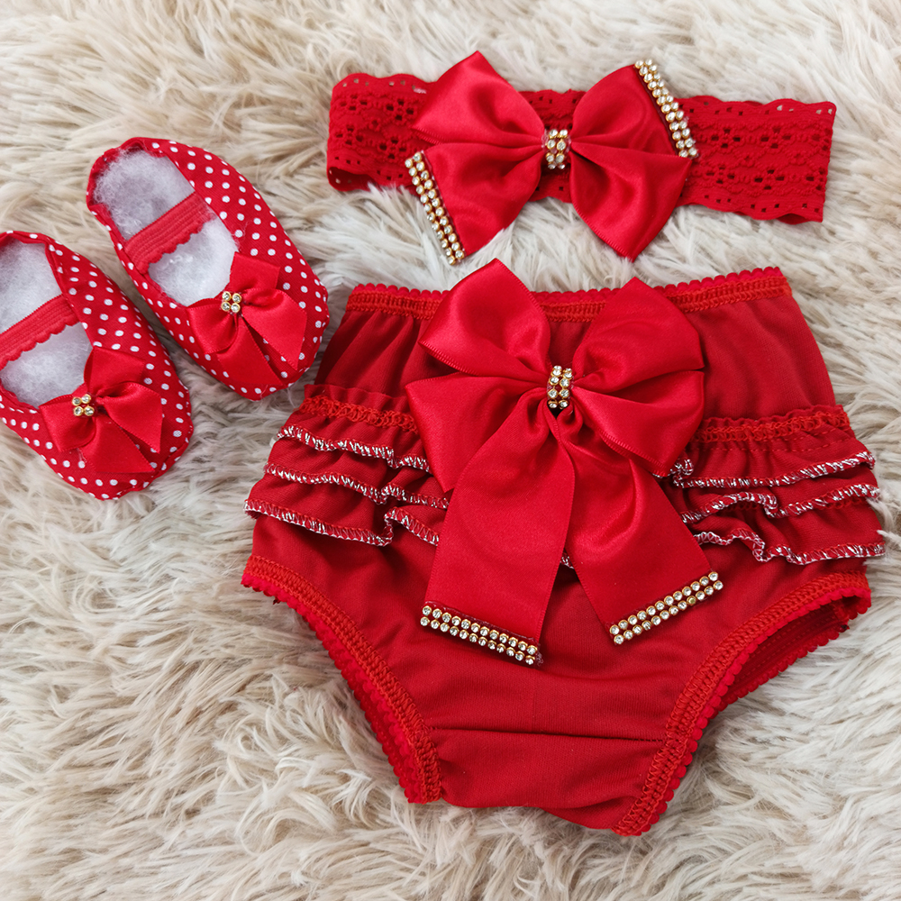 Conjunto Calcinha Top Laço Moana Baby Festa Mesversario Roupa Bebê Menina  Tam. 1 mês a 4 anos