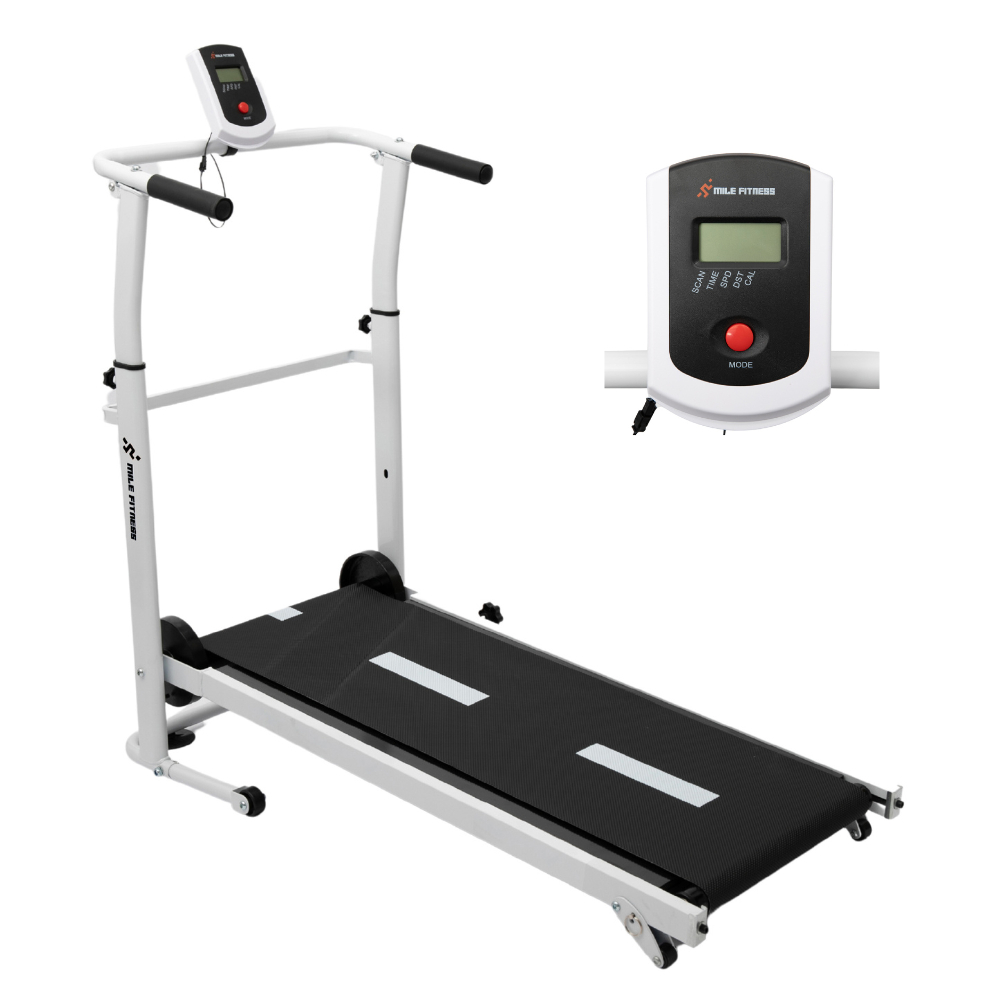 Esteira Mecânica Self Machine C/ Display Mile Fitness 2023 Escorrega