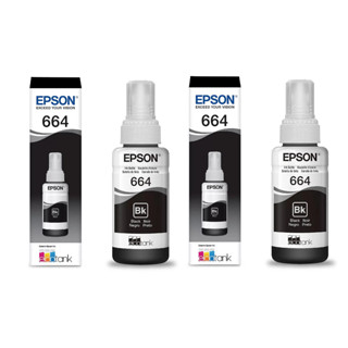 Kit 2 Tintas Epson 664 Preta Original L110 L120 L200 L210 L220 L300 ...