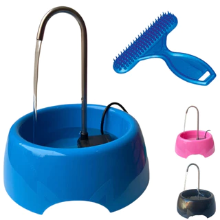 Bebedouro Fonte para Gatos Bivolt 600ml + Kit Rasqueadeira Envio 24h