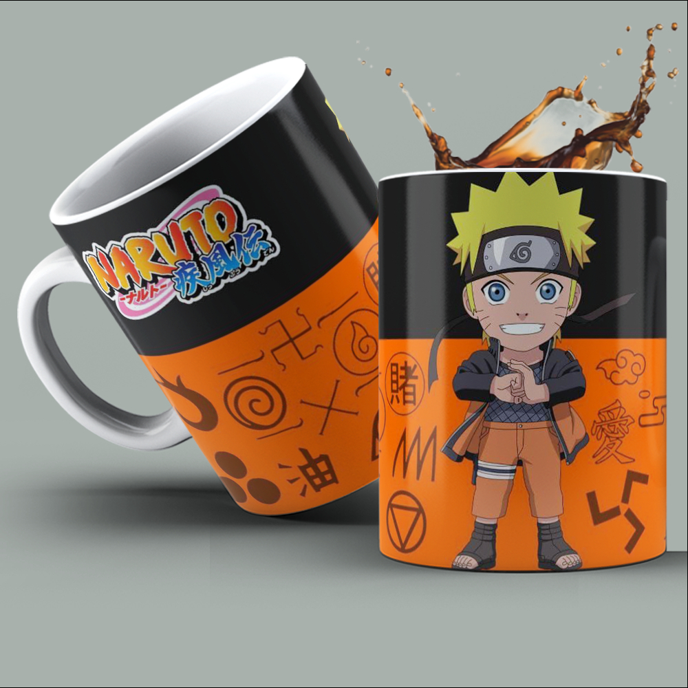 Caneca Personalizada Naruto Akatsuki - Nomes Integrantes