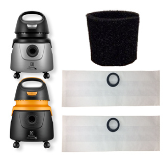 9 Sacos + Filtro Espuma Permanente Motor Refil Coletor Bag Cartucho Aspirador de Pó Electrolux A10N1 e AQP20