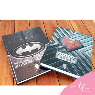 Livro Kit Os arquivos secretos do Homem-Morcego Batman Os Arquivos Secretos Do Homem De Aço