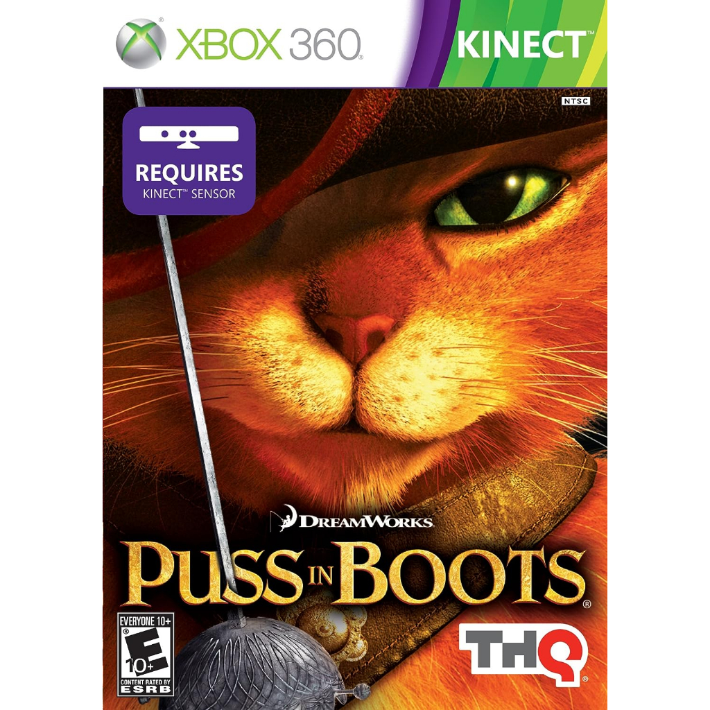 Gato De Botas Kinect Xbox 360