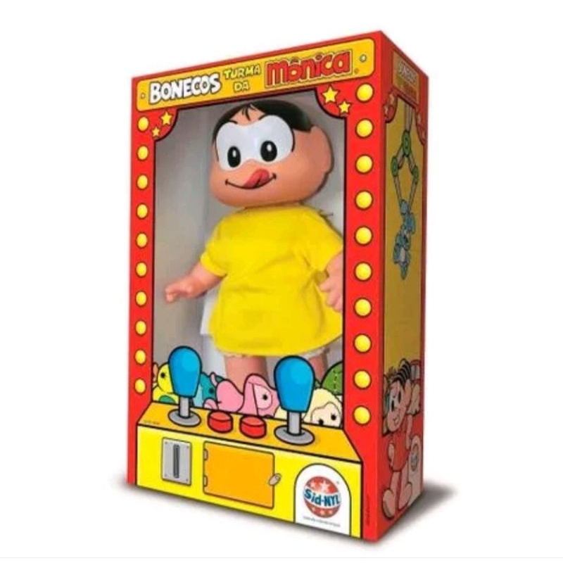 Boneca Turma Da Monica Tradicional Magali 35cm Shopee Brasil 9798