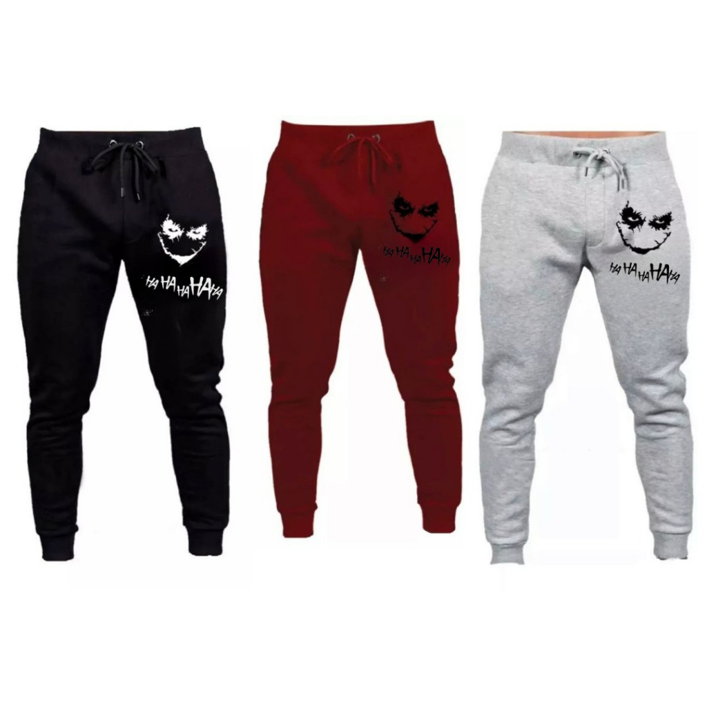 Calça Jogger Moletom Flanelada Joker Coringa Masculino Academia Promoção Envio Rapído