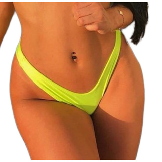 Calcinha de biquíni forrada modelo asa delta fio dental