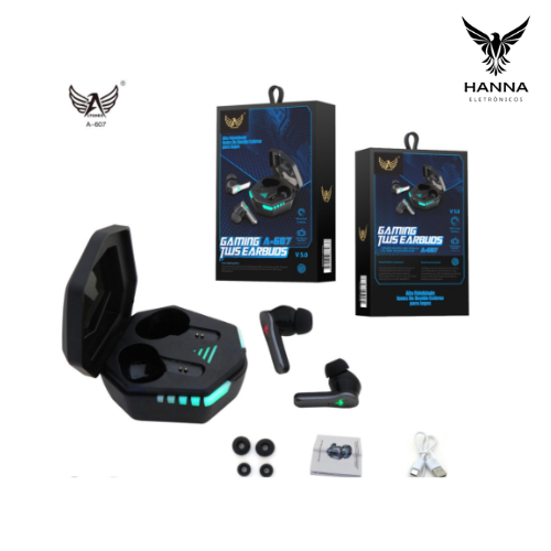 Fone de Ouvido Bluetooth Gamer TWS 5.0 Earbuds com Microfone Original Altomex A-607