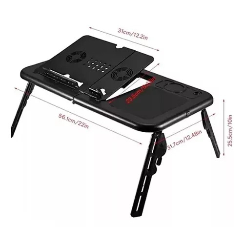 Mesa Para Notebook Articulada Dobravel Com Cooler Sofa Cama