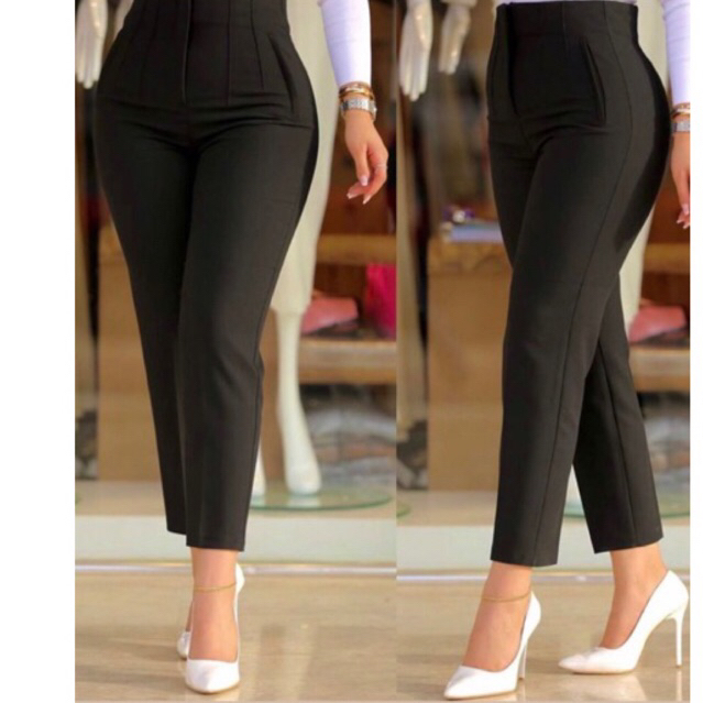 Calça Zara Alfaiataria Feminina Cintura Alta