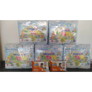 Combo 5 pacotes de fraldas(qualquer tamanho) + 2 pacotes de toalhas umedecidas pompom