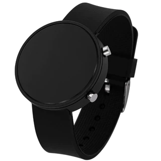 Relógio redondo Digital Led Casual Unissex Redondo Sports Watch Esporte Quartzo tendência Moda luxo
