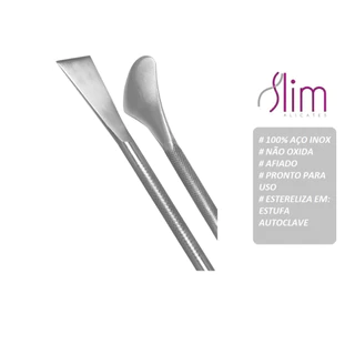 Kit Spa Dos Pés De Aço Inox Slim 2 Peças Afiadas N 222 e N 483