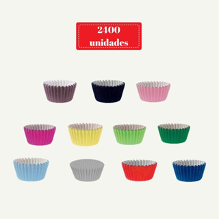 2400 forminhas Brigadeiro Doces Docinhos Nº 6 Forminha beijinho - WinFest