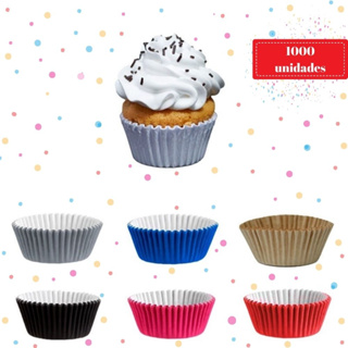 Forma Forminha Cupcake Bolo Papel Forneável com 1000 Unidades N 0 - WinFest