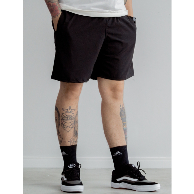 Short Liso Bermuda Mauricinho Tactel Basico Moda Praia Preto Verão Lisa Pequenos Defeitos