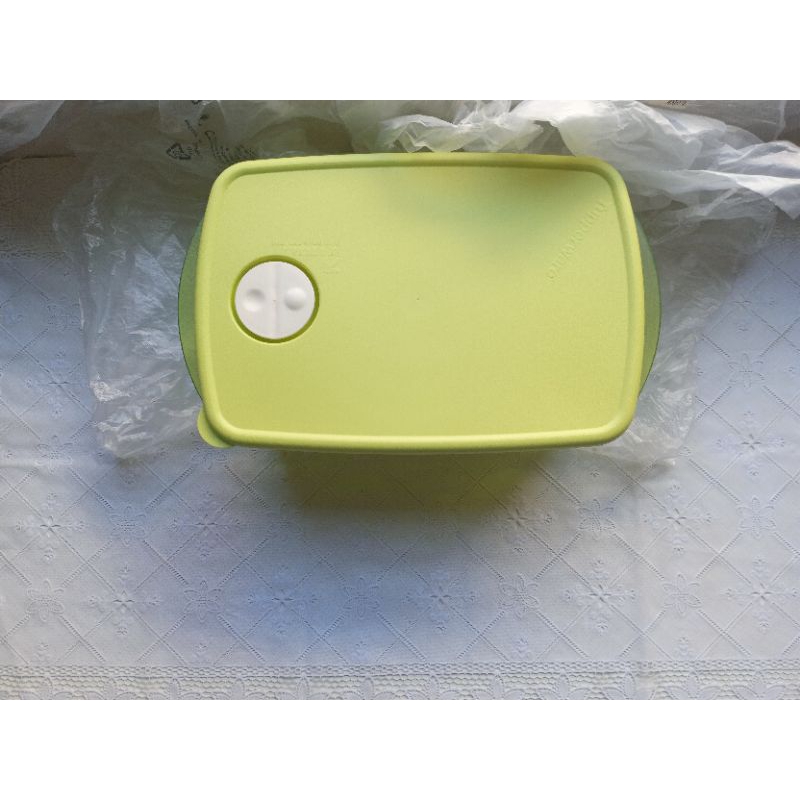 Boîte Tupperware One Touch Bingo Dose 1,25L - Bleu Canard Vision - État Neuf