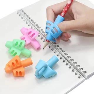 Kit 4 Adaptador para Correção de Escrita Apoio de Pega Lápis Autistas