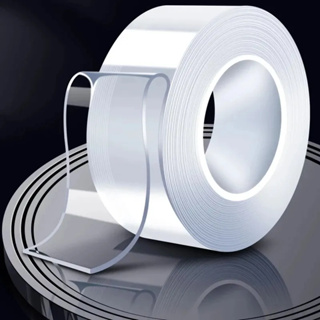 Fita Magica Super Forte Lavavél Dupla Face Auto Colante Transparente Cola Adesiva 2M/3M/5M