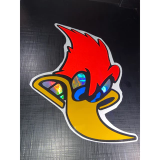 Pica pal malvado holografico com refletivo adesivo camaleão para moto bike e carro.