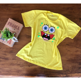 camisa bob esponja em Promoção na Shopee Brasil 2023