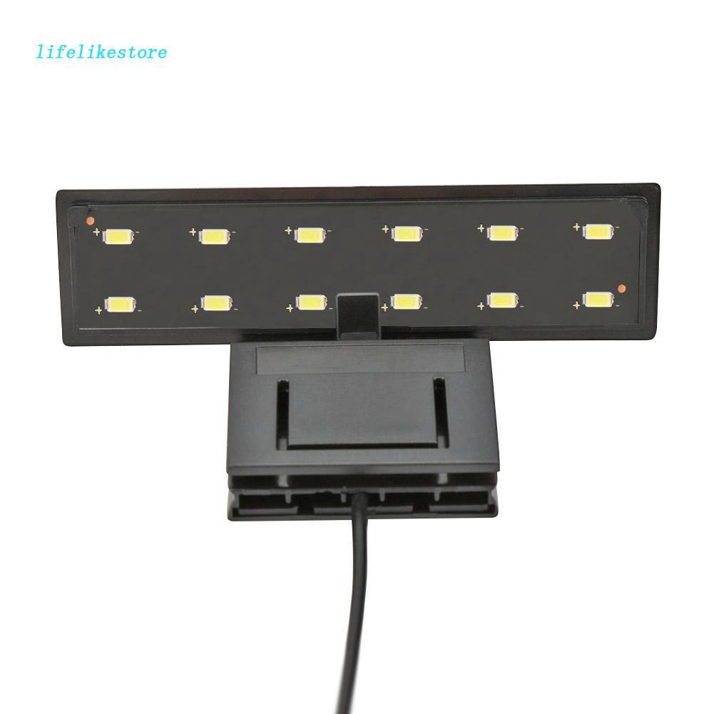 Lâmpada LED à Prova d’Água de 5W para Aquário / Tanque de Peixe / Clipe de Luz para Crescimento de Plantas Aquáticas