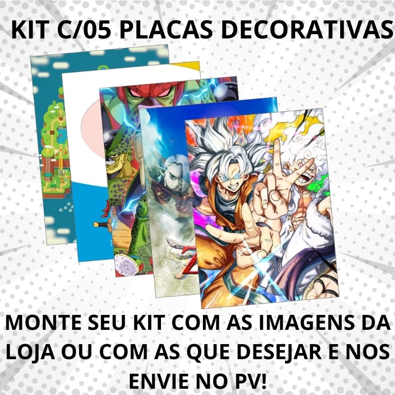 Kit Placas Decorativas Diversas Em MDF 3mm 20x28cm | Shopee Brasil