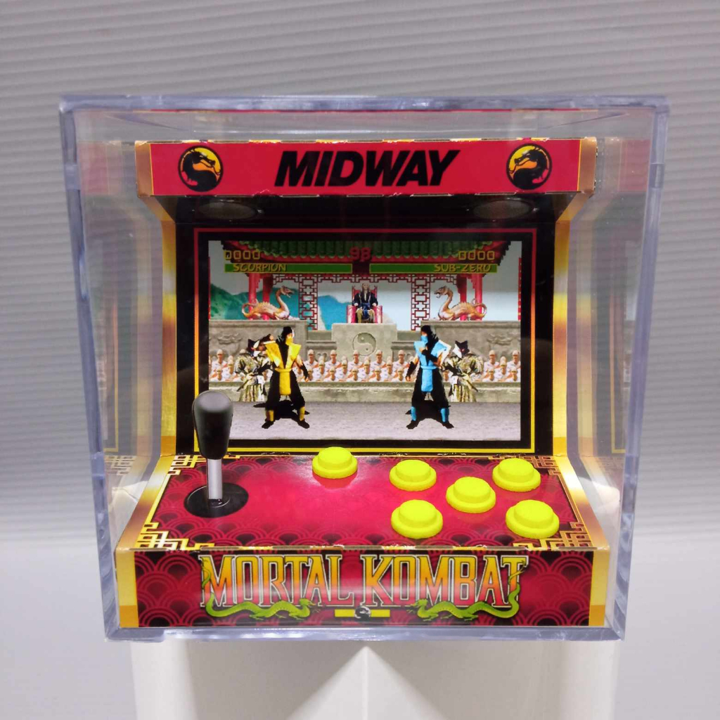 Cubo Diorama Mini Arcade Mortal Kombat 1