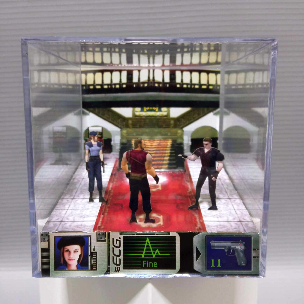 Cubo Diorama Resident Evil Mansão