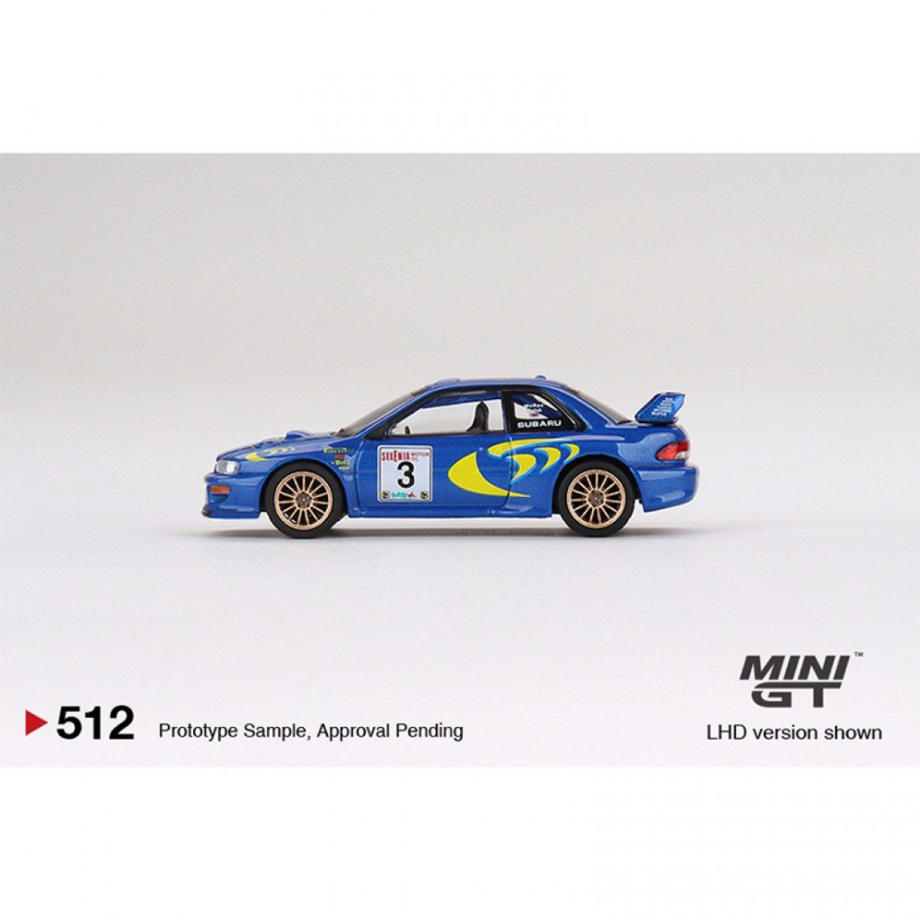 Mini GT MGT00512-L 512 1/64 SUBARU IMPREZA WRC97 1997 VENCEDOR