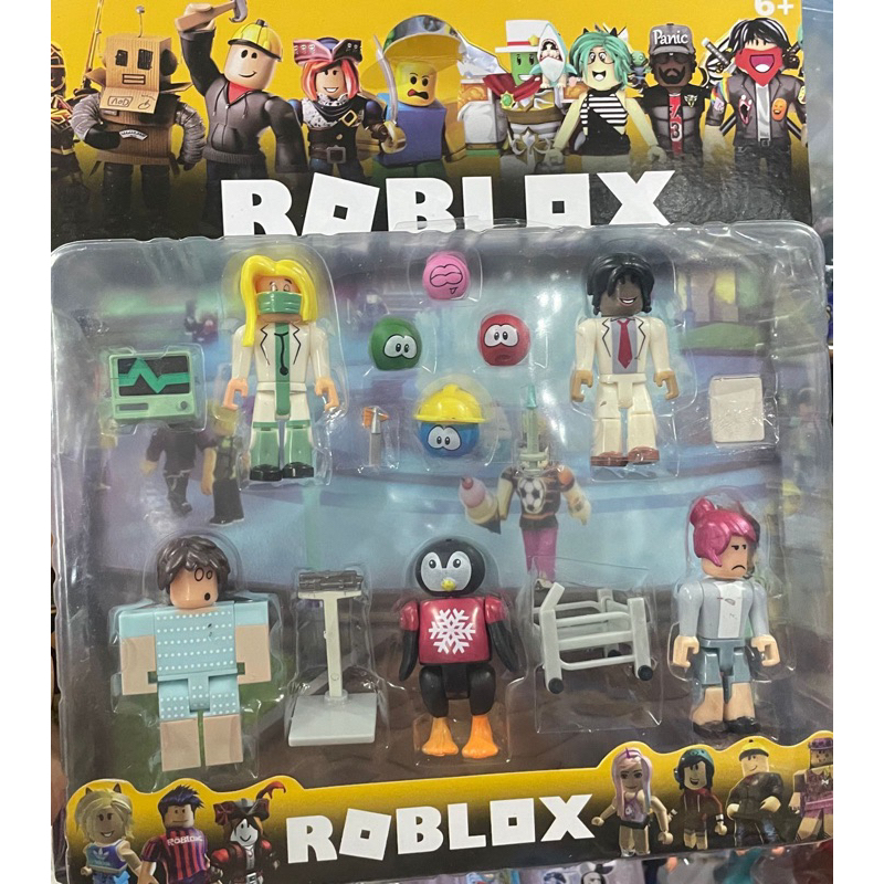 Cartela 6 Bonecos Articulados Roblox Acessorios Shopee Brasil 