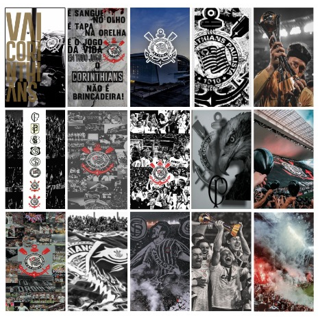 Placa Decorativa Corinthians Quadro Decorativo Quarto 20x30cm Decoração