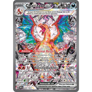Carta Pokémon Charizard ex (223/197) Obsidiana em Chamas
