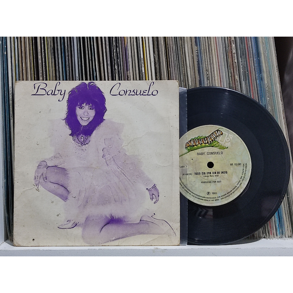 COMPACTO VINIL BABY CONSUELO- TODO DIA ERA DIA DO ÍNDIO/ JUNTOS DE NOVO ...