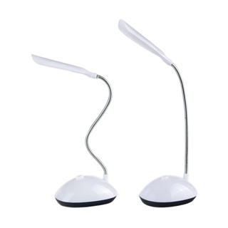 Kit 2 Luminária Abajur Mini de Mesa Flexível Sem Fio Led Leve Dobrável Portátil Leitura