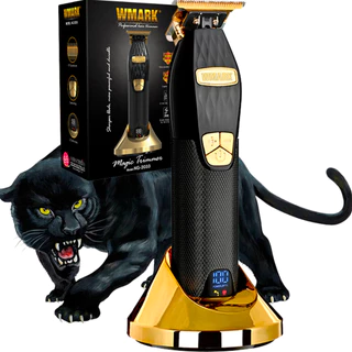 Cortador De Cabelo Wmark NG-2033 NG2033 Preto E Dourado 110v/220v