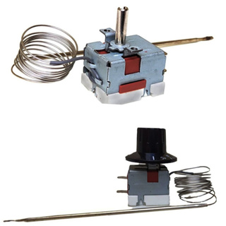 Termostato Capilar Elétrico Bivolt 50/300ºc Para Chapas Bifeteiras e Fornos