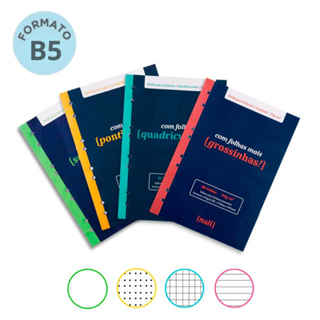 Bloco NALÍ p/ Fichário B5/Colegial 90g/m2 c/ 80 Folhas