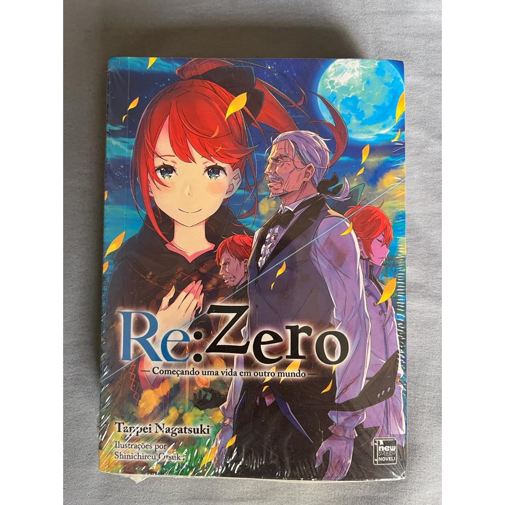 Novo volume de Re:Zero e Shitara Slime – Light Novels mais