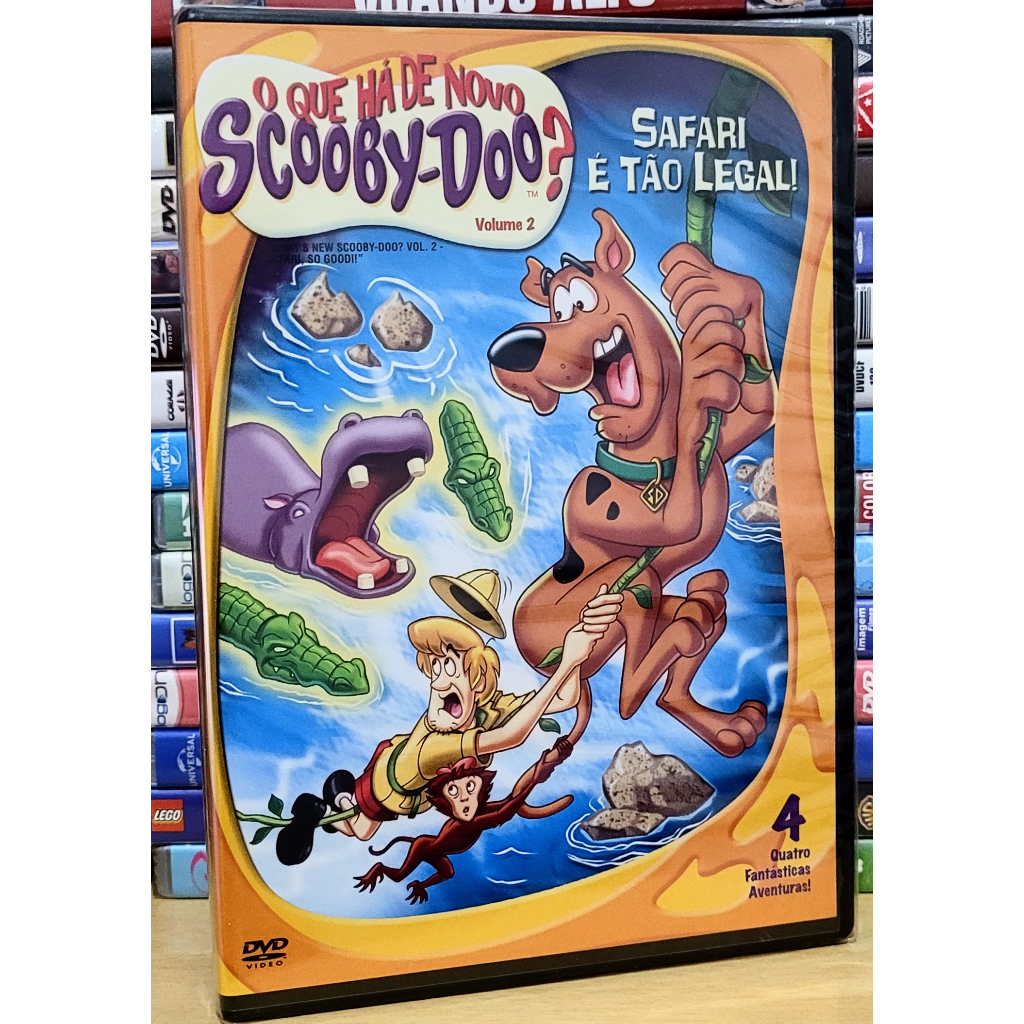 DVD O Que Há De Novo Scooby Doo Safari É Tão Legal Original Lacrado Shopee Brasil