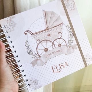 Álbum Livro do Bebê Memórias Menina Personalizado Temas 2