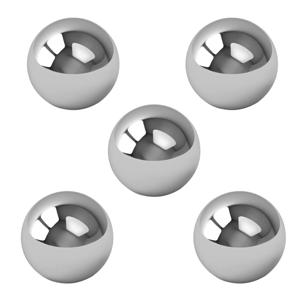 Esfera Aço Cromo 25,4mm Ou 1 Polegada - 5 Unidades